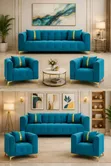 Brand New 5-Seater Sofa Sets in Any Colour/Material - 2