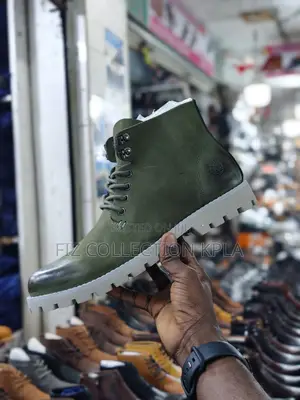 Original Timberland Army Green Casual Boots - Men's