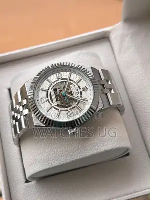Silver Rolex Mechanical Watch for Men