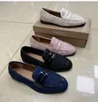 Andarina Ladies Camo Loafers - Blue - 1