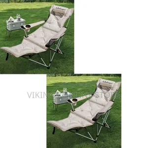 Foldable Camp Chair with Leg Rest