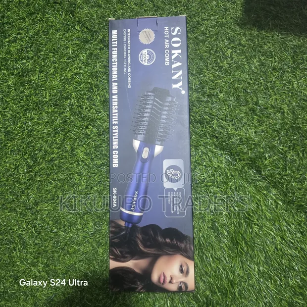 1200W Multi-Functional Hot Air Comb Styling Tool - 1