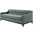 3-Seater Pinched Back Sofa Couches - Any Colour/Material - 2