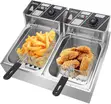 12L 6+6 Double Deep Fryer Machine - 2