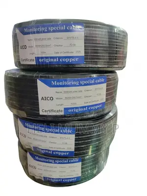 Aico RG59 Coaxial Cables with Power, 100m