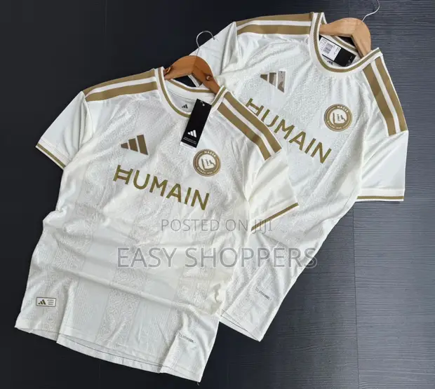 Al Nassr Concept Jersey - White & Gold - 1