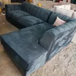 3 Seater L-Shaped Sofa Bed Couch - Any Colour/Material - 4
