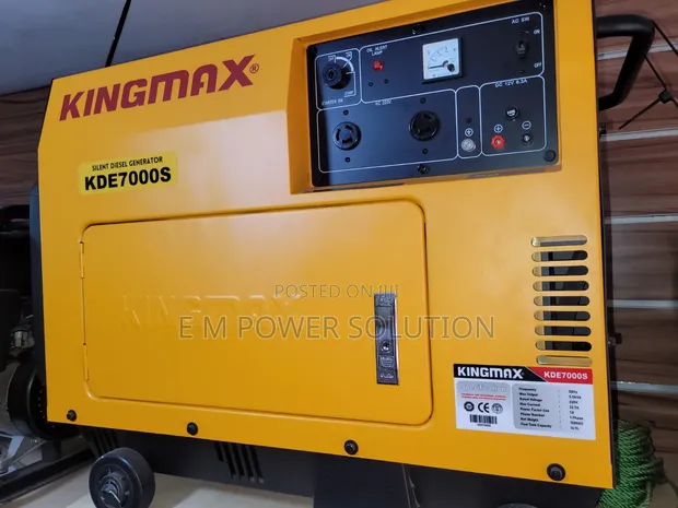 Kingmax Silent Diesel Generator KDE7000s - 1