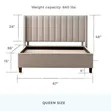 Queen Size Dressed Beds - Any Colour From 1,500,000/- - 2
