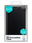 iPhone 17 Pro Max Flip Case - Black Leather - 1