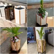 Handmade Ceramic Tile Flower Pots - 3
