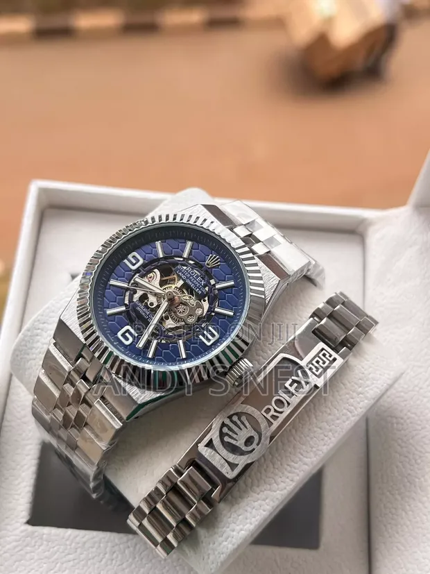 Silver Mechanical Rolex Watch - 1