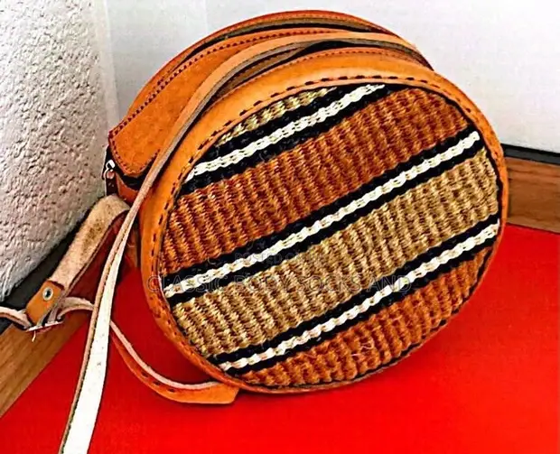 Round Kiondo Bag - Multicolor - 1