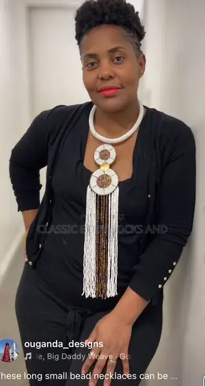 White Masai Stylish Long Necklace