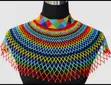 Multi-Coloured Small Bead Netted Necklace - 1
