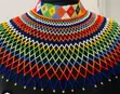 Multi-Coloured Small Bead Netted Necklace - 3
