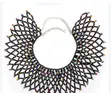 Black Craft Small Bead Netted Necklace - 2