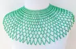 Green Craft Small Bead Netted Necklace - 1
