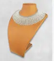 Silver Craft Small Bead Netted Necklace - 2