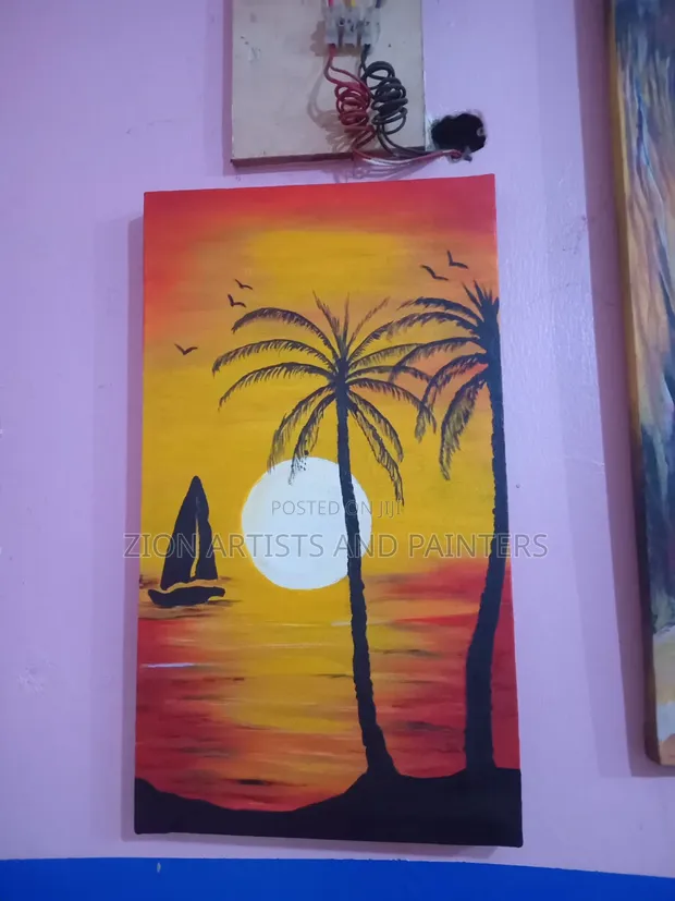 Sunset View Painting - 1