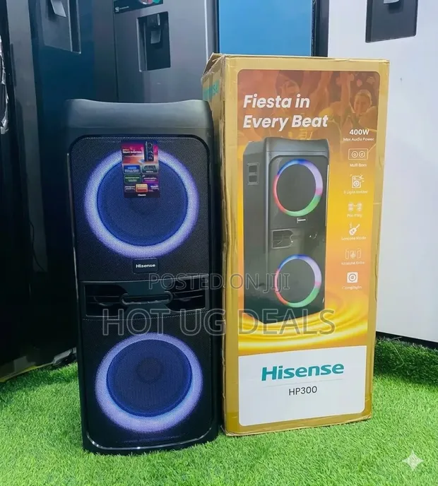 Hisense HP300 400W DJ Party Bluetooth Speaker with Bass & Lights - 1