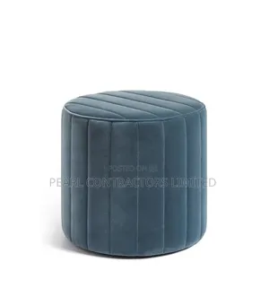 Striped Ottoman Poufs in All Colours