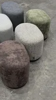 Oval Ottoman Poufs in All Colours - 1