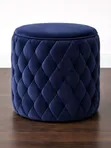 Patterned Ottoman Poufs - Brand New - 1