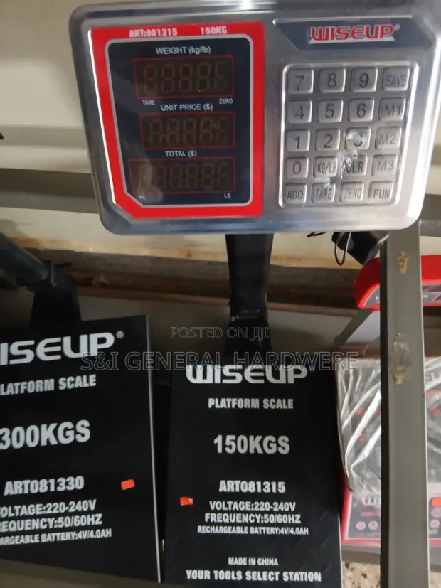 Wiseup Platform Scale 150kg - 1