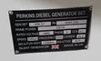 Perkins 20kva Water Cooled Generator 400V - 3