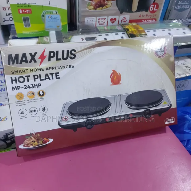 Max Plus Double Hot Plate MP-243HP - 1