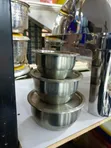 Stainless Steel Bowls with Lids (Small) - 2