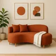Madona Curved Two-Seater Sofas - Any Colour - 2