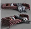 3-Seater Tufted Box Sofas - Any Colour - 1