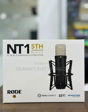 Rode NT1 5th Generation Black Studio Microphone