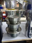 Stainless Steel Bowl with Lid - 1