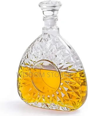 Premium Glass Whiskey Decanter - 750ml