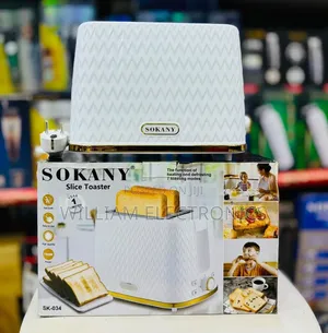 Sokany 2-Slice Stainless Steel Toaster