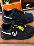 Black Nike Air-Style Sneakers - 1