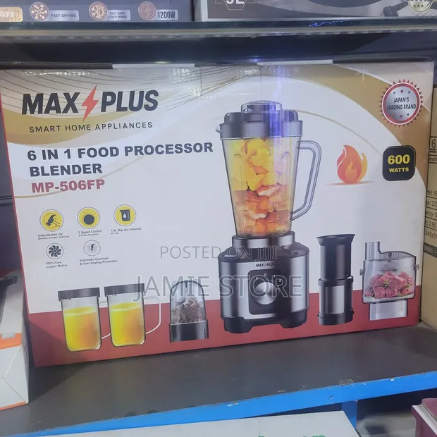 Max Plus 6-in-1 Food Processor Blender (MP-506FP) - 1