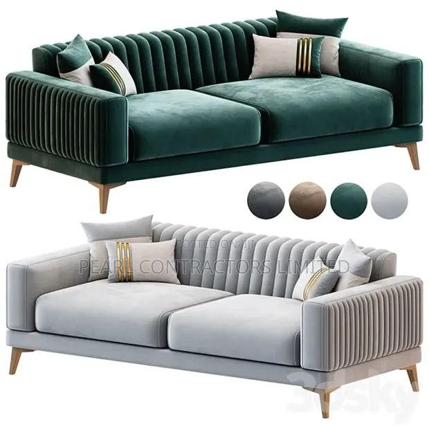 Lotus Two Seater Sofa Couches in Any Colour - 1