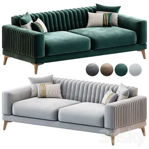 Lotus Two Seater Sofa Couches in Any Colour