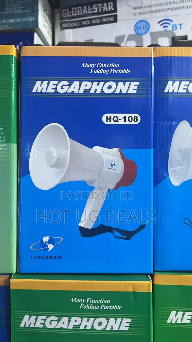 Portable Megaphone with Voice Recorder & Siren - 1