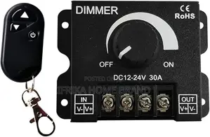 DC 5V-24V 30A PWM LED Dimmer Controller Switch with Remote