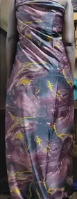 Floral Gomesi Fabrics - Red Viscose - 2