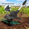 Cordless Tiller Cultivator, 500W - 2