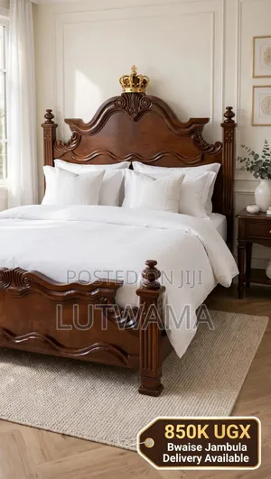 Luxury King Size Bed - Mugavu Wood