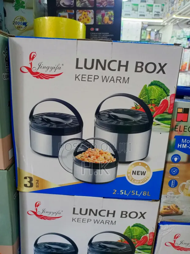 Jingyifa 3-Piece Insulated Lunch Box and Food Warmer Set - 1