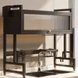 Multi-Tiered Over-the-Sink Dish Drying Rack with Transparent Doors - 1