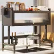 Multi-Tiered Over-the-Sink Dish Drying Rack with Transparent Doors - 3